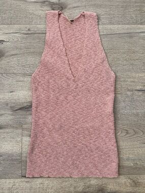 Free People Halter Style Knit Top